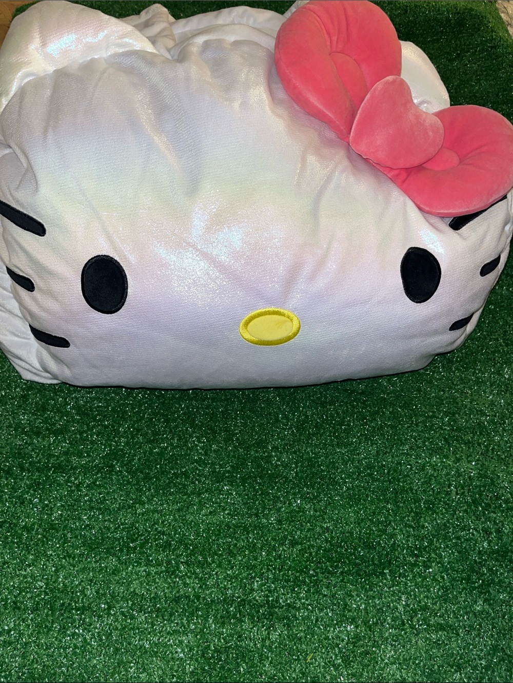 Jazwares Hello Kitty Costume Girls One Size White Plush pink Bow 🎀 Sleeveless
